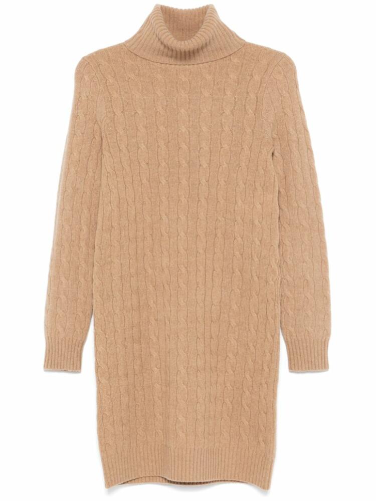 Polo Ralph Lauren cable-knit mini dress - Neutrals Cover