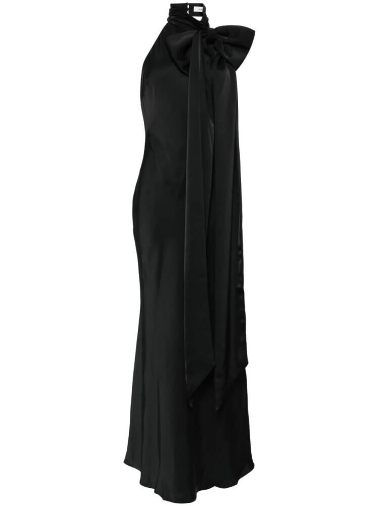 MISHA detachable-bow maxi dress - Black Cover