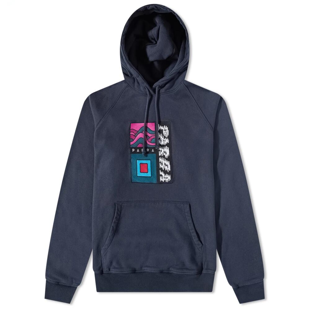 By Parra Men's Wave Block Tremors Hoody in Navy Blue Cover