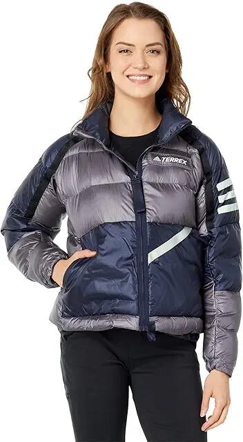 adidas Outdoor Terrex Utilitas Down Jacket (Trace Grey/Ink) Women's Clothing Cover