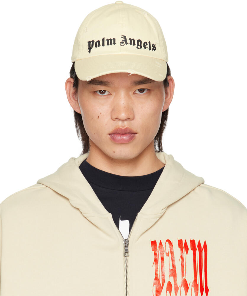 Palm Angels Off-White Monogram Cap Cover