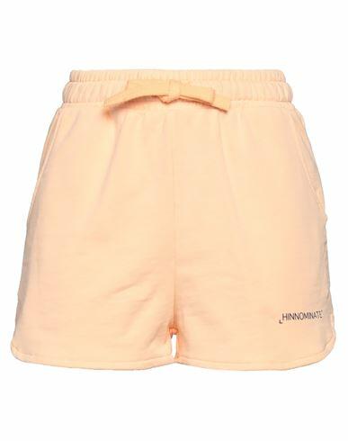 Hinnominate Woman Shorts & Bermuda Shorts Apricot Cotton Cover