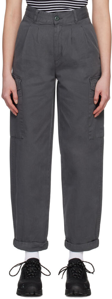 Carhartt Work In Progress Gray Collins Trousers Cover