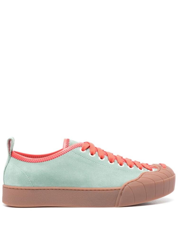 Sunnei Isi suede sneakers - Green Cover