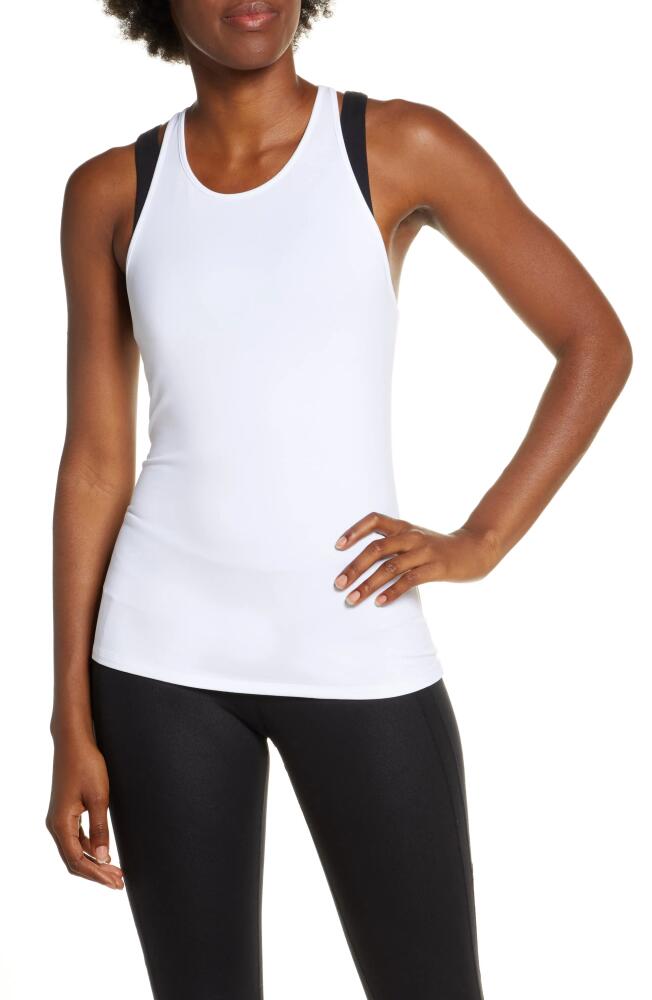 Alo Select Racerback Tank Top in White Cover