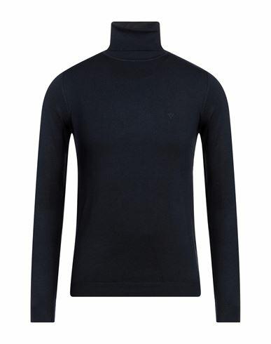 Fred Mello Man Turtleneck Midnight blue Viscose, Polyamide Cover