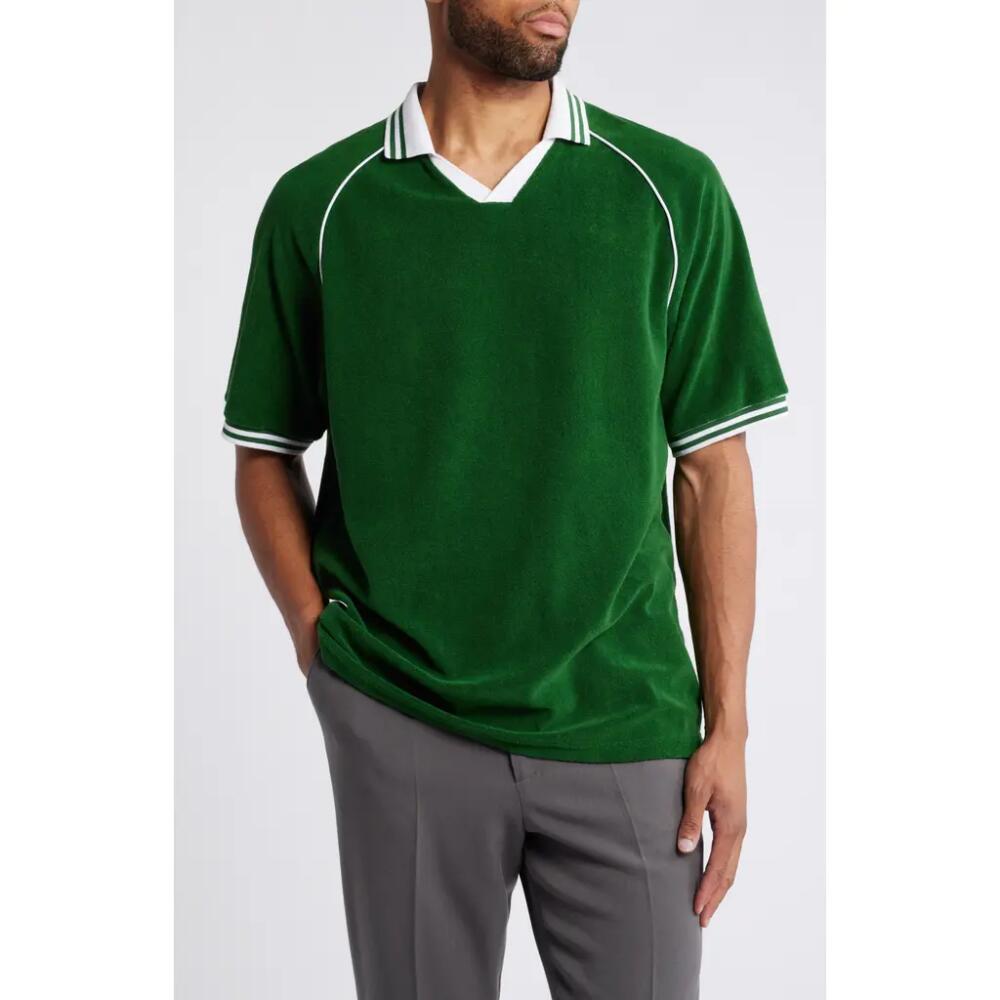 BOGEY BOYS The Icons Terry Cloth Polo in Eden Green Cover