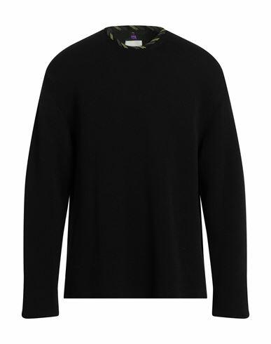 Oamc Man Sweater Black Cotton, Viscose, Polyester Cover