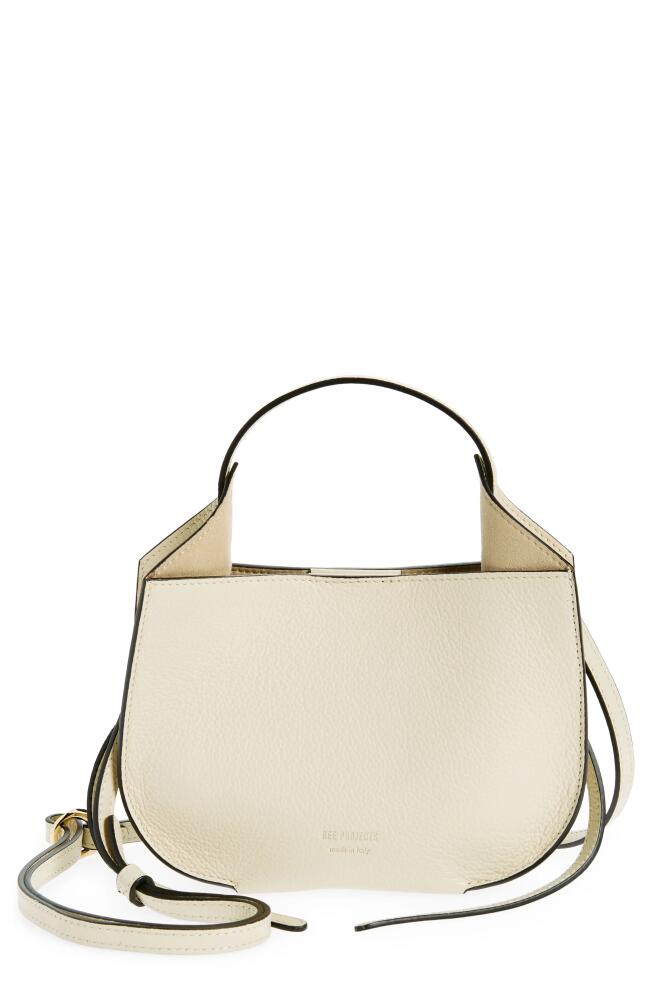 Ree Projects Mini Helene Leather Hobo Bag in Beige Cover