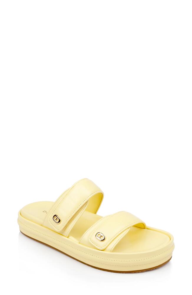 Dee Ocleppo Finland II Slide Sandal in Soft Yellow Cover