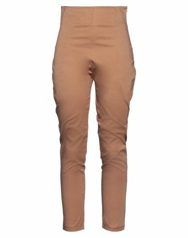 Kontatto Woman Pants Camel Cotton, Elastane Cover