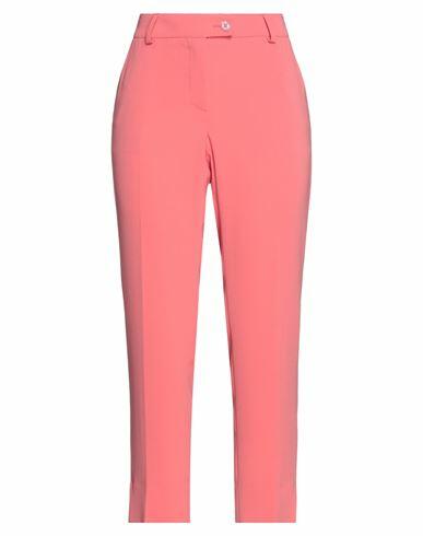 Maison Common Woman Pants Coral Triacetate, Polyester Cover