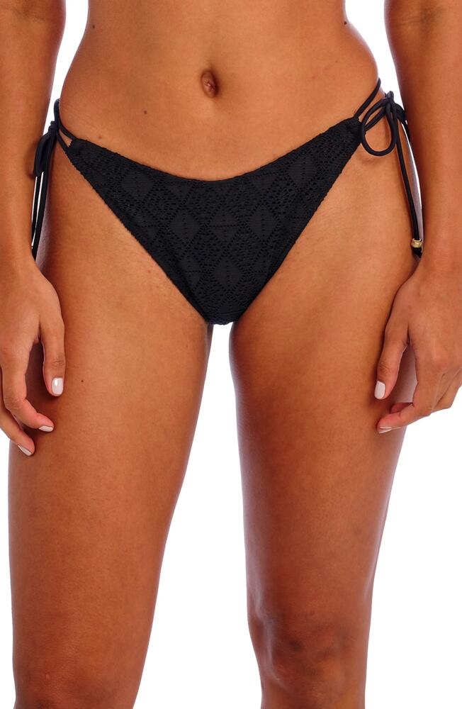 Freya Nomad Nights Tie Side Bikini Bottoms in Black (Blk) Cover