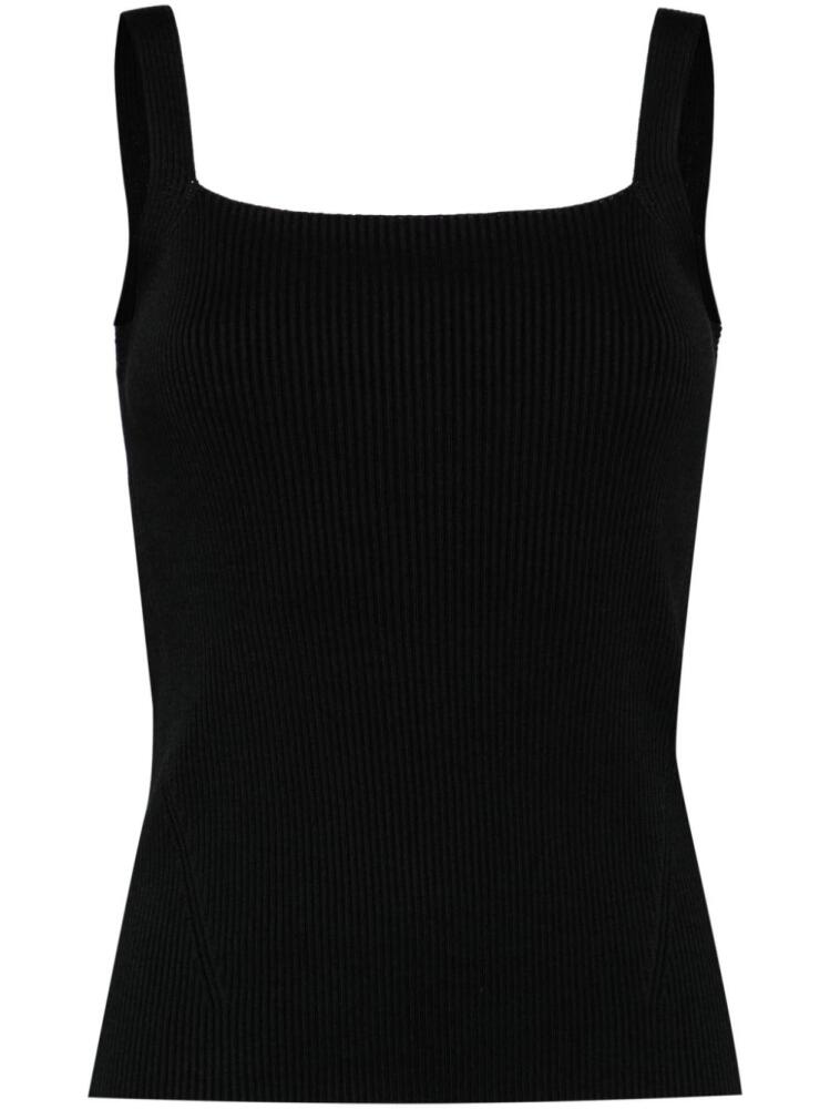 CFCL Portrait square-neck tank top - Black Cover