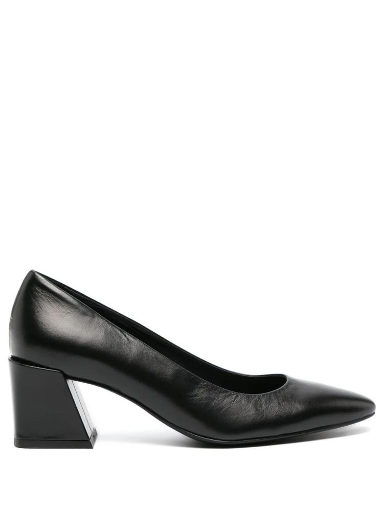 Furla 60mm slip-on leather pumps - Black Cover