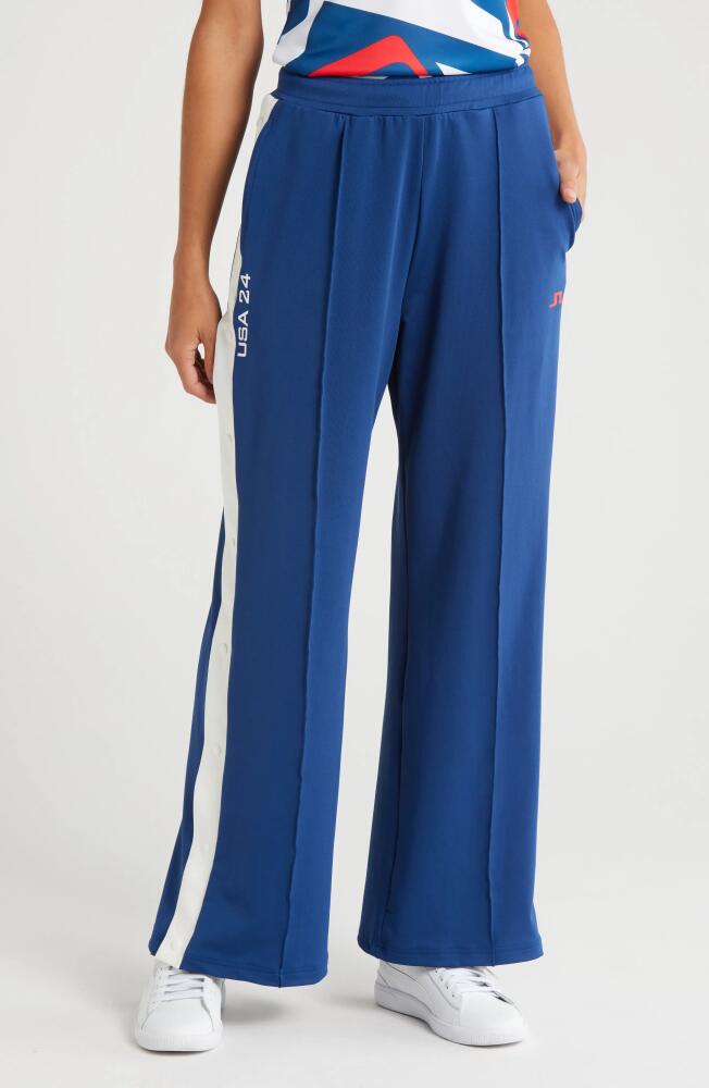 J. Lindeberg Orianne Track Pants in Estate Blue Cover