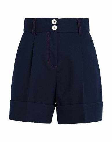 See By Chloé Woman Shorts & Bermuda Shorts Navy blue Cotton, Polyester, Viscose, Elastane Cover