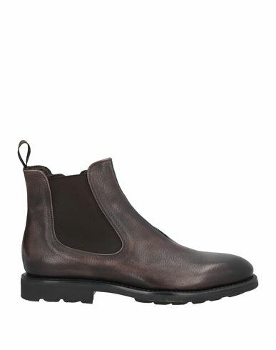 Barrett Man Ankle boots Dark brown Leather Cover