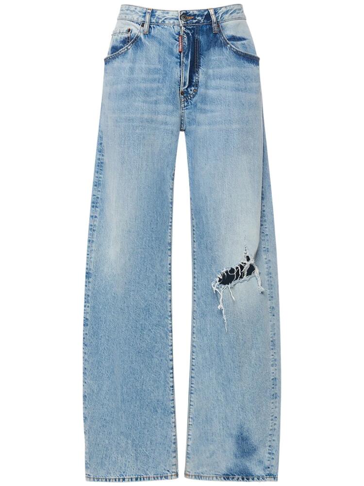 DSQUARED2 Big Fit Cotton Denim Jeans Cover