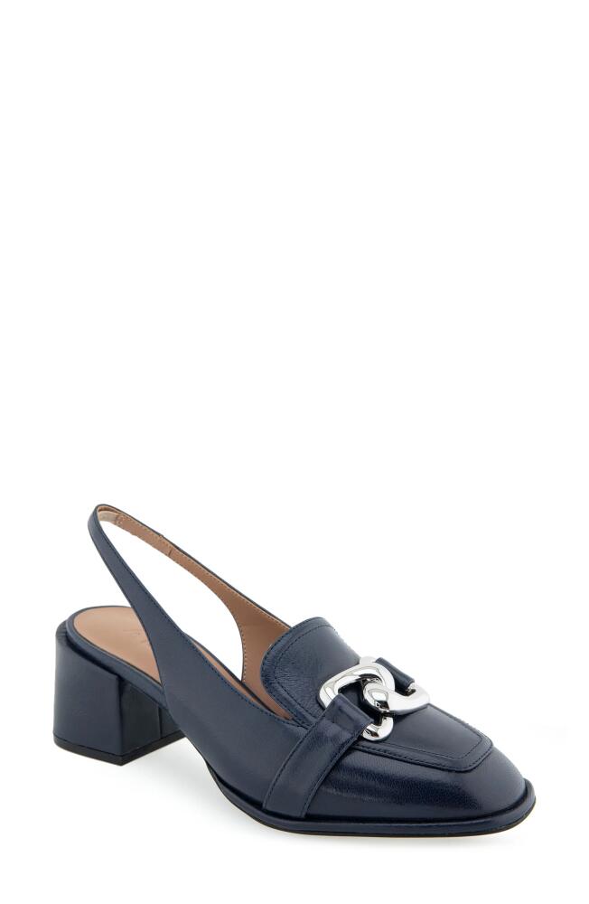 Aerosoles Allure Slingback Pump in Navy Leather Cover