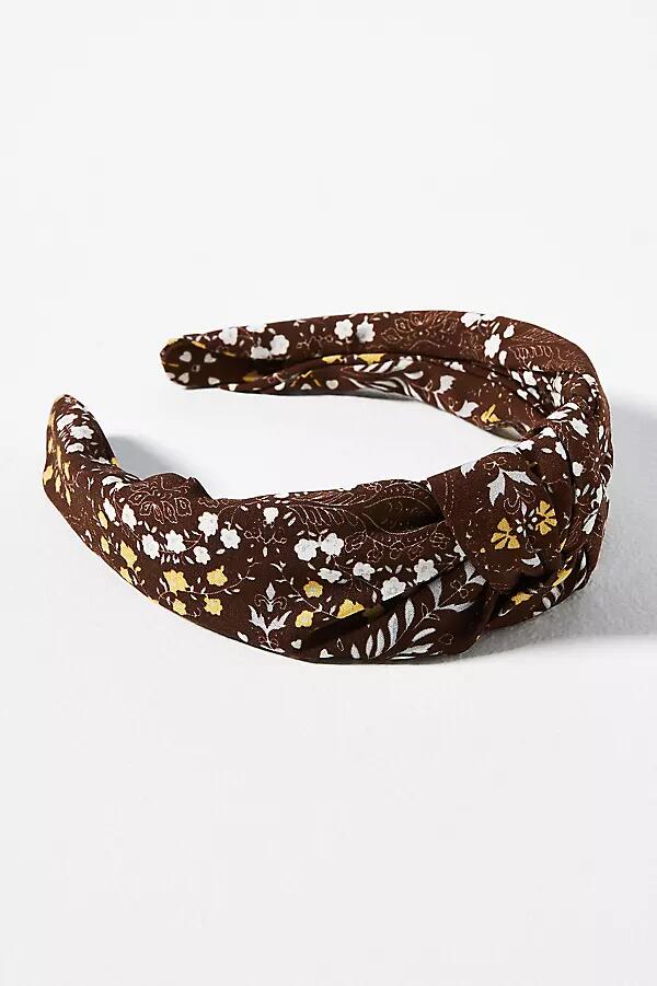 By Anthropologie Everly Floral Headband Cover