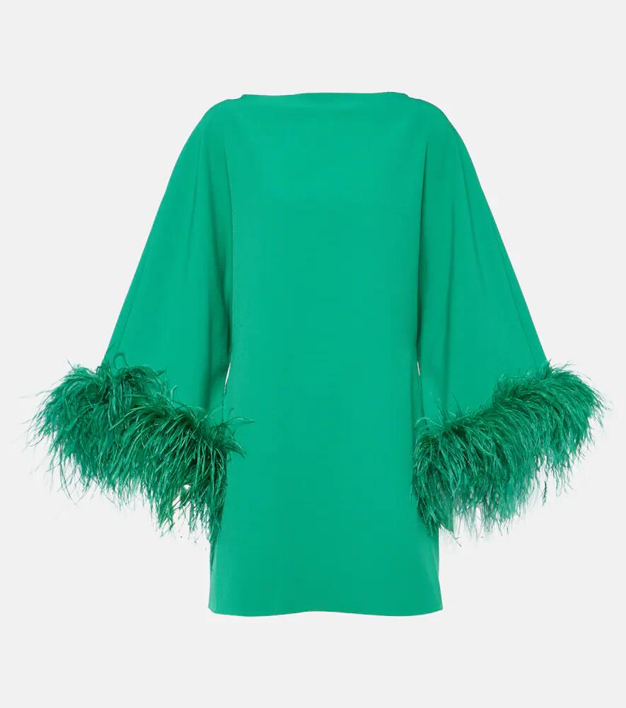 Safiyaa Arama feather-trimmed minidress Cover