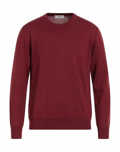 Alpha Studio Man Sweater Burgundy Wool, Cashmere, Silk Cover