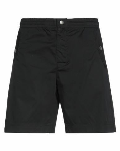 Bikkembergs Man Shorts & Bermuda Shorts Black Cotton, Elastane, Polyester Cover