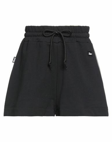 Shoe Woman Shorts & Bermuda Shorts Black Cotton Cover