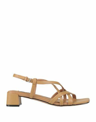 Bibi Lou Woman Sandals Camel Leather Cover