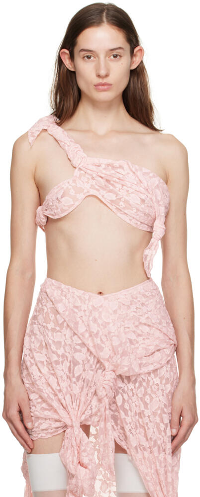 Yuhan Wang Pink Knot Camisole Cover