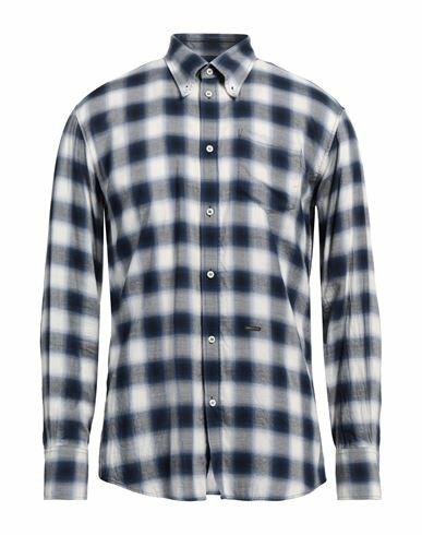 Dsquared2 Man Shirt Blue Cotton, Viscose, Lyocell Cover