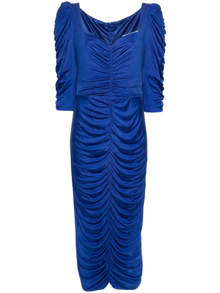 Costarellos Citrina ruched maxi dress - Blue Cover