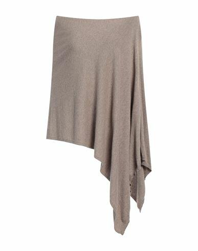 Iesse Woman Cape Khaki Polyamide, Wool, Viscose, Cashmere Cover