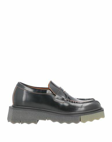 Off-white Man Loafers Black Soft Leather Cover