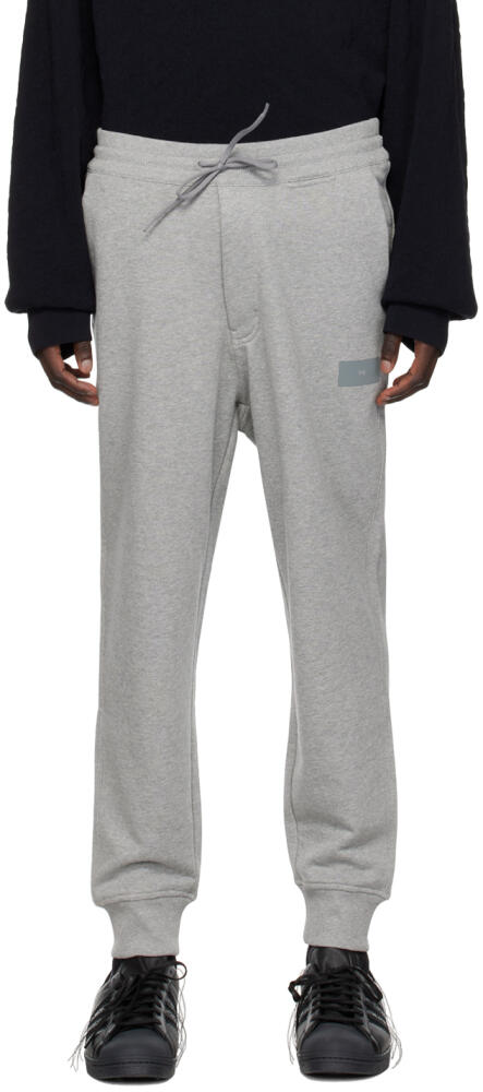 Y-3 Gray Loose-Fit Sweatpants Cover