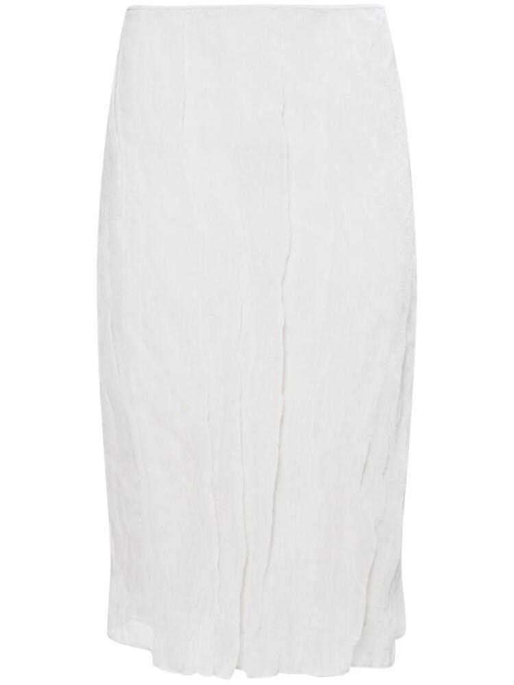 Altuzarra Bresson crinkled pencil skirt - Neutrals Cover