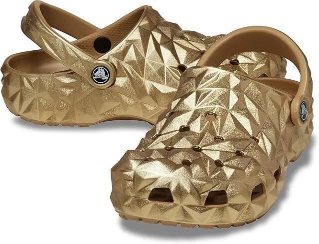 Crocs Classic Geometric Clog (Gold) Clog Shoes Cover