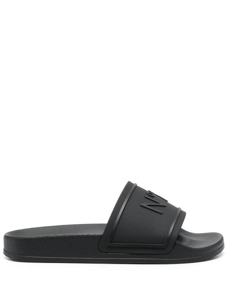 Nº21 embossed-logo slides - Black Cover