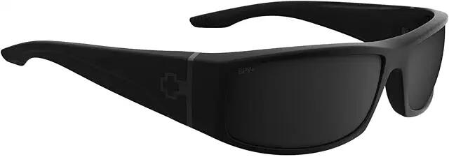 Spy Optic Cooper (Soft Matte Black/Happy Boost Polar Black Mirror) Polarized Fashion Sunglasses Cover