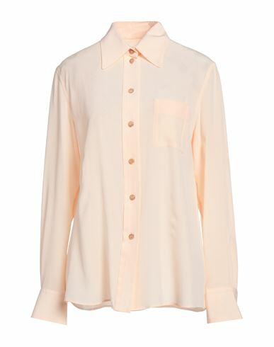 Lanvin Woman Shirt Apricot Cotton, Silk Cover