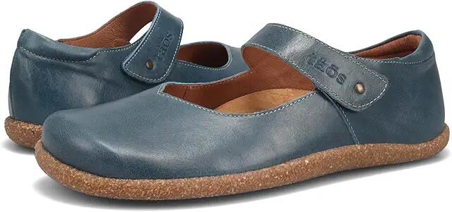 Taos Footwear Ultimate (Petrol Blue Leather) Women's Flat Shoes Cover