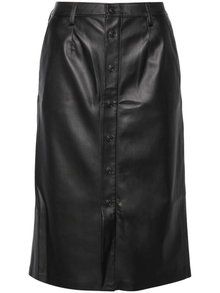 Levi's faux-leather pencil midi skirt - Black Cover