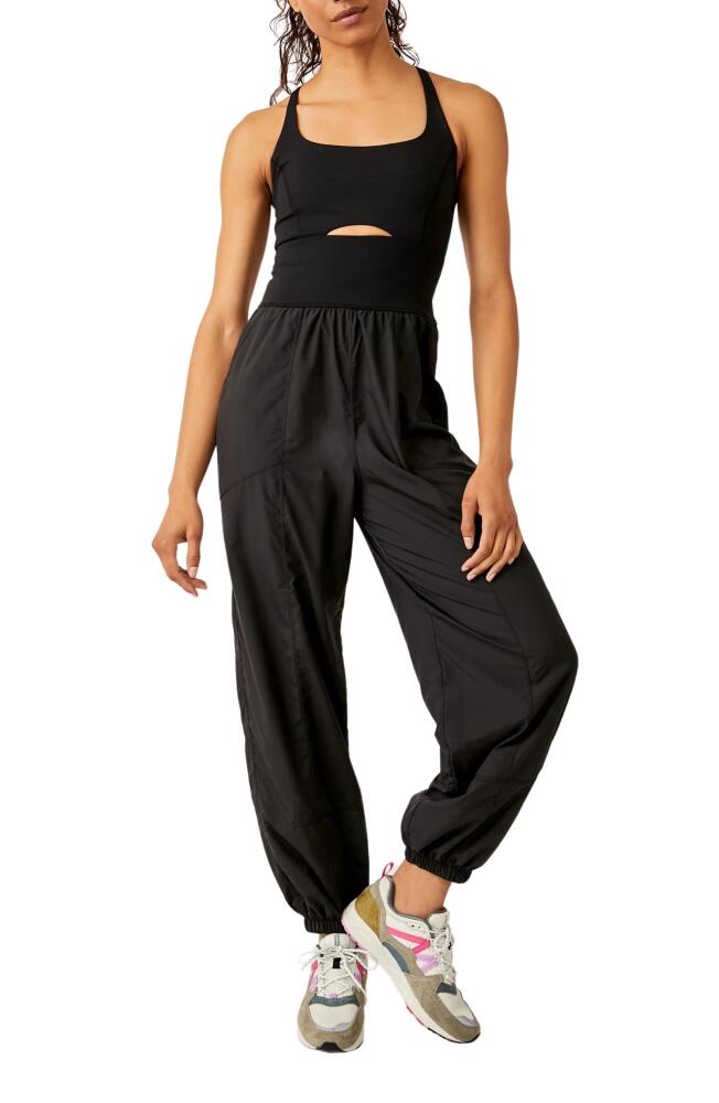 FP Movement by Free People Righteous Runsie Jumpsuit in Black Cover