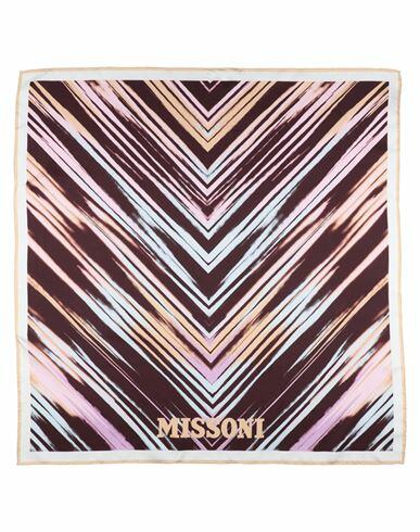 Missoni Woman Scarf Beige Silk Cover