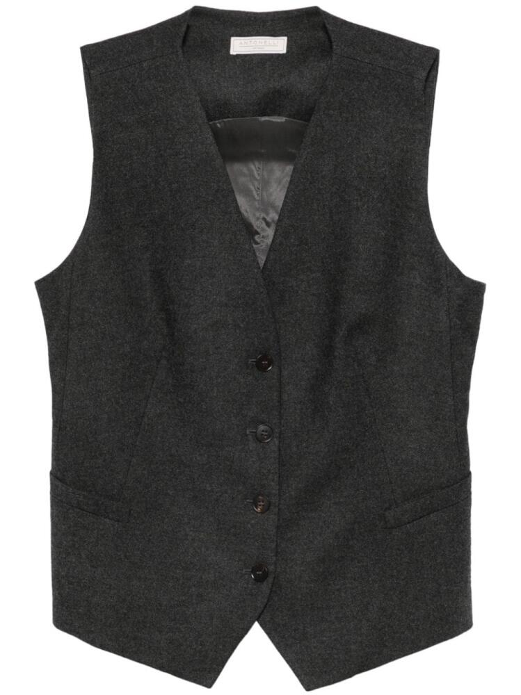 Antonelli Fiumicino waistcoat - Grey Cover