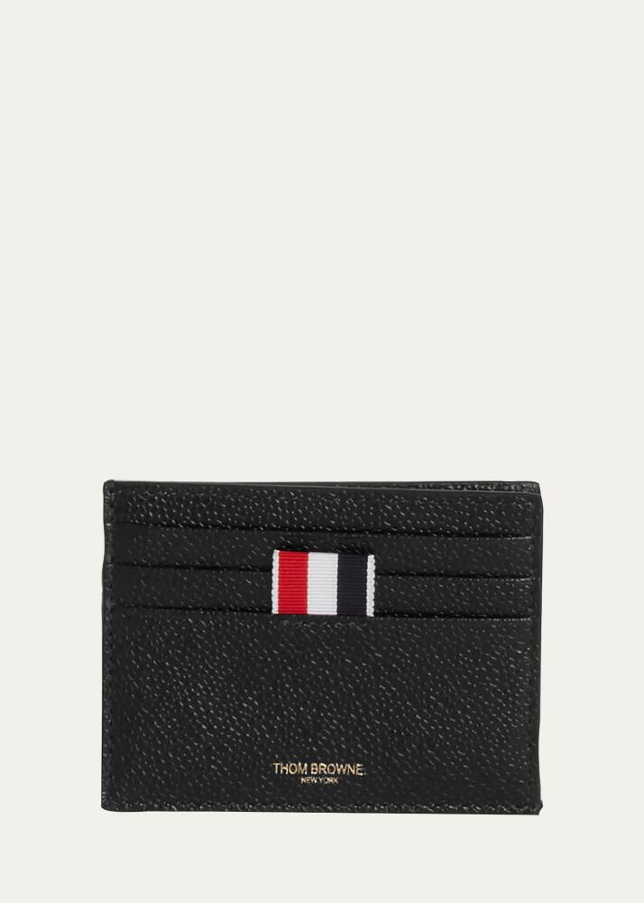 Thom Browne Men's Double-Sided Leather Card Holder Cover