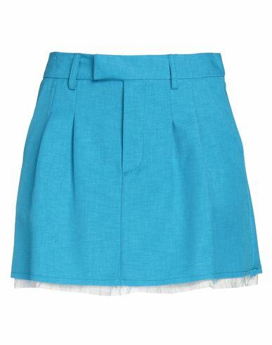 Vicolo Woman Mini skirt Azure Polyester Cover