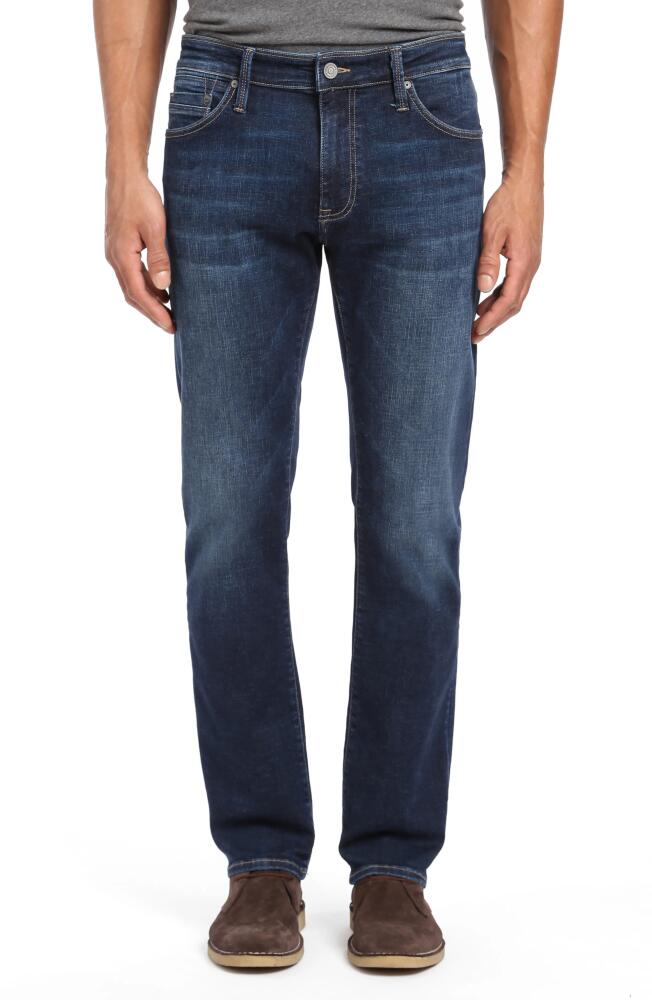 Mavi Jeans Zach Straight Leg Jeans in Deep Brushed Organic Move Cover