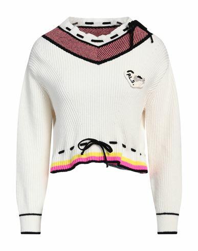 Philosophy Di Lorenzo Serafini Woman Sweater White Virgin Wool, Acrylic, Cashmere Cover